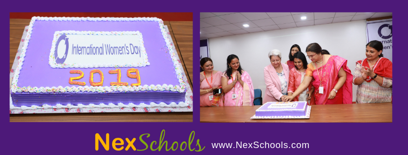 IWD 2019 Cake NexSchools.com in School